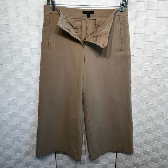 Ann Taylor The Marina High Rise Wide Leg Ankle Pants Size 10 Lagenlook Office - Picture 5 of 12